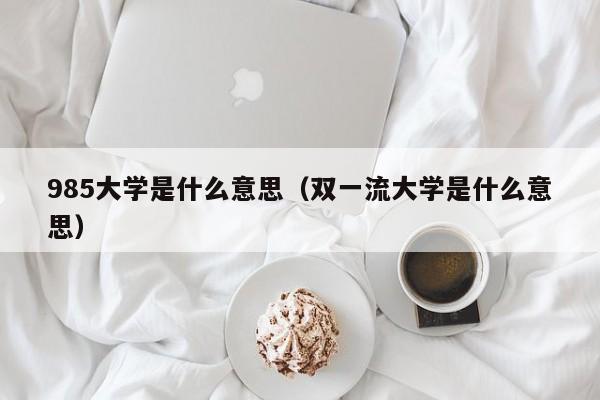 985大学是什么意思（双一流大学是什么意思）