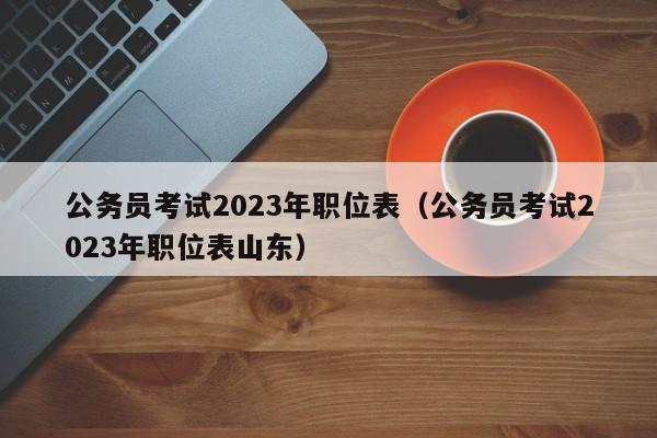 公务员考试2023年职位表（公务员考试2023年职位表山东）