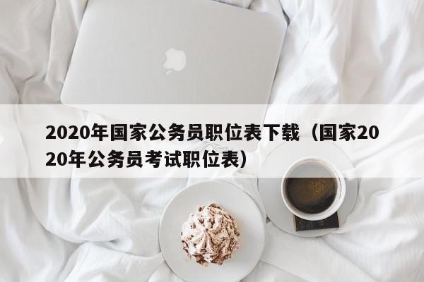 2020年国家公务员职位表下载（国家2020年公务员考试职位表）