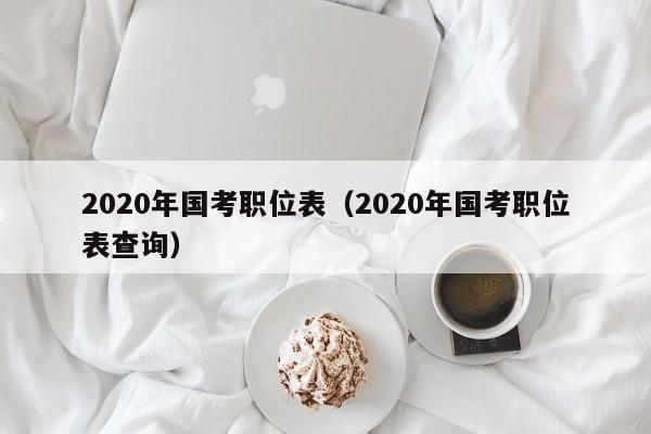 2020年国考职位表（2020年国考职位表查询）